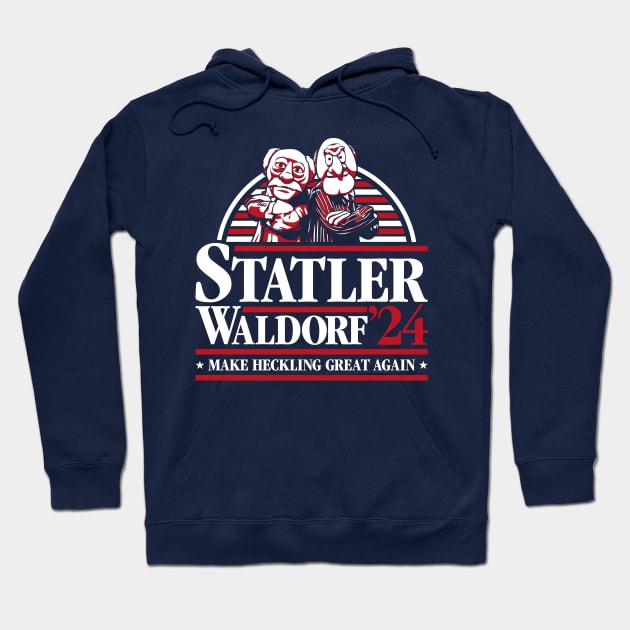 Muppets Statler Waldorf - Make Heckling Great Again Hoodie by RetroReview